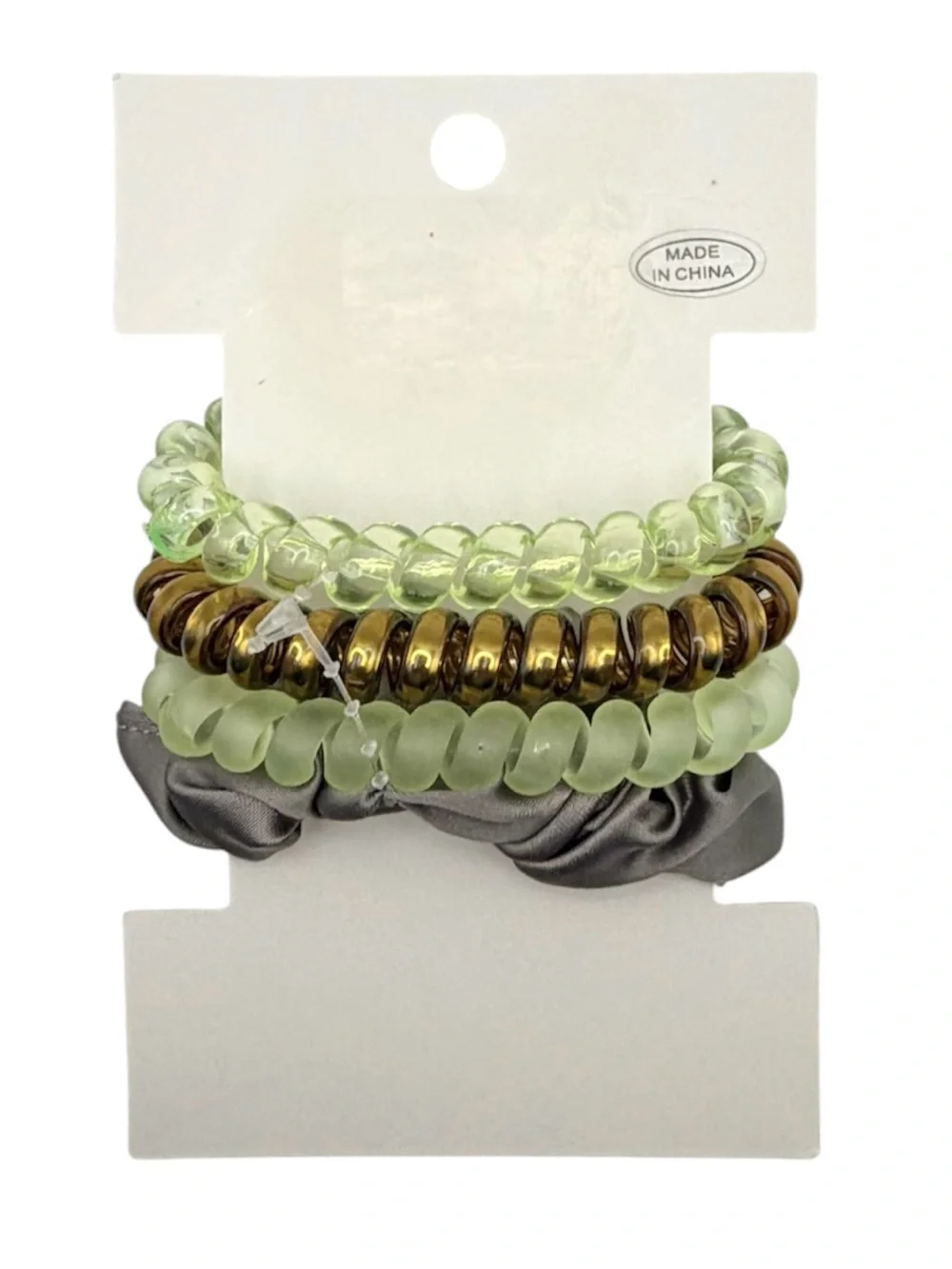 Nordstrom Bloodstone Hair Accessory Set Coil Hair Ties And Scrunchie